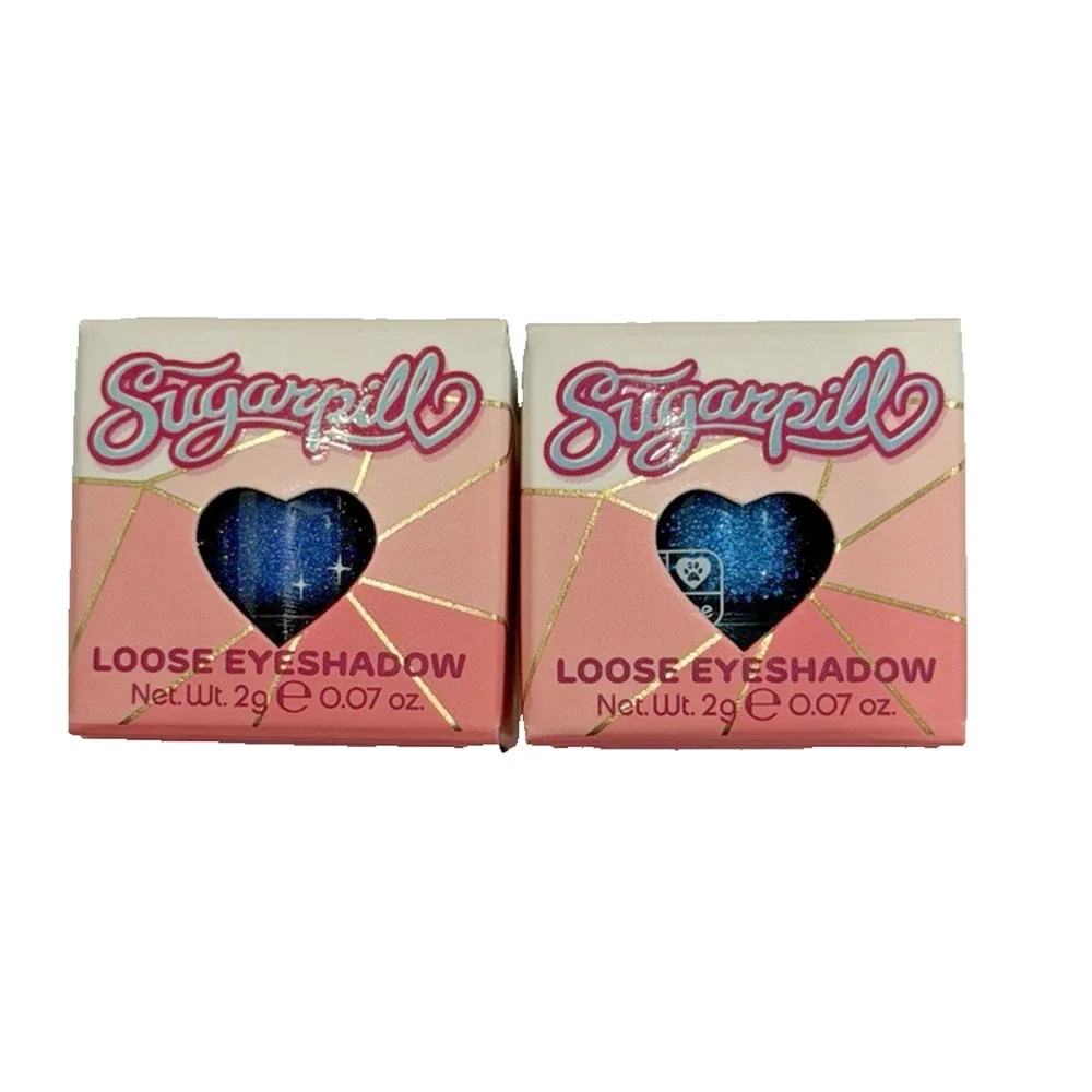 2PC NIB Sugarpill Cosmetics Loose Eyeshadow Polar and Memento